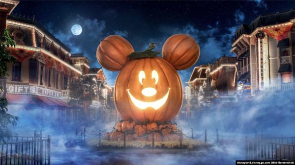 Screenshot of an image on the home page of Disneyland, Aug. 29, 2024.